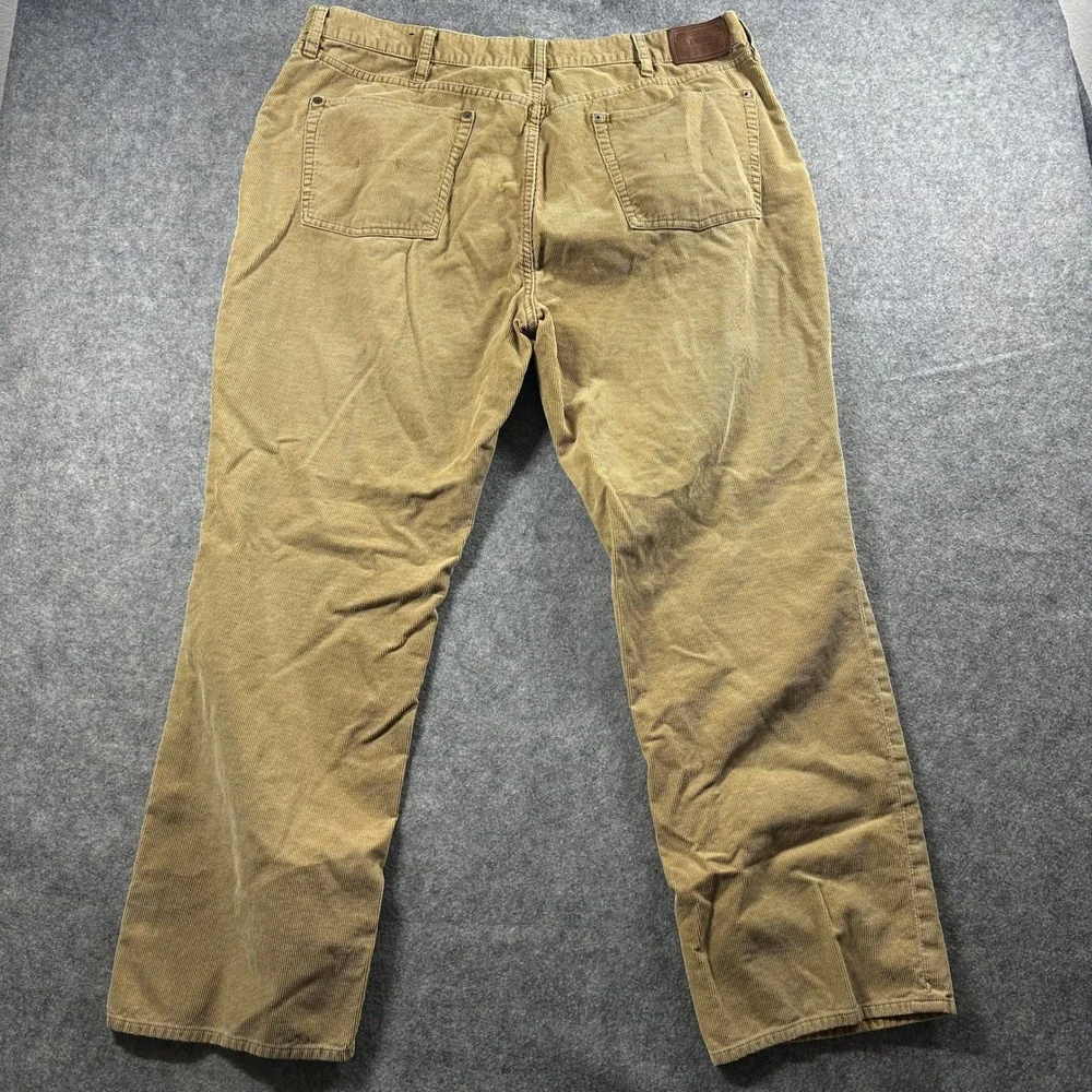 Polo Ralph Lauren Corduroy‎ Pants Mens 42x30 Tan Straight Leg 5-Pocket